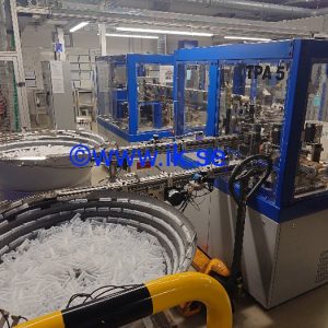 Ruggli/Kröning/Trützschler Tampon production line